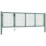 Grünes Gartentor aus Stahl 350x100 cm von vidaXL, Gartentore - Ref: Foro24-144305, Preis: 395,48 €, Rabatt: %
