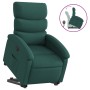 Sillón reclinable elevable tela verde oscuro de , Sillones - Ref: Foro24-3203984, Precio: 268,68 €, Descuento: %
