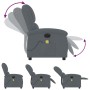 Sillón reclinable de masaje eléctrico terciopelo gris oscuro de , Sillones - Ref: Foro24-3204290, Precio: 291,27 €, Descuento: %
