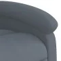 Sillón reclinable de masaje eléctrico terciopelo gris oscuro de , Sillones - Ref: Foro24-3204290, Precio: 297,32 €, Descuento: %