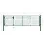 Grünes Gartentor aus Stahl 350x100 cm von vidaXL, Gartentore - Ref: Foro24-144305, Preis: 395,48 €, Rabatt: %