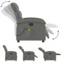 Sillón reclinable de masaje eléctrico tela gris oscuro de , Sillones - Ref: Foro24-3203967, Precio: 257,90 €, Descuento: %