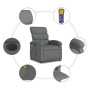 Sillón reclinable de masaje eléctrico tela gris oscuro de , Sillones - Ref: Foro24-3203967, Precio: 251,96 €, Descuento: %
