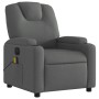 Sillón reclinable de masaje eléctrico tela gris oscuro de , Sillones - Ref: Foro24-3204357, Precio: 265,74 €, Descuento: %