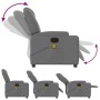 Sillón reclinable de masaje eléctrico tela gris oscuro de , Sillones - Ref: Foro24-3204357, Precio: 265,74 €, Descuento: %