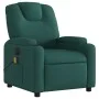Sillón reclinable de masaje eléctrico tela verde oscuro de , Sillones - Ref: Foro24-3204362, Precio: 258,40 €, Descuento: %