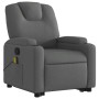 Silla de masaje reclinable de pie de tela gris oscuro de , Sillones - Ref: Foro24-3204381, Precio: 289,48 €, Descuento: %