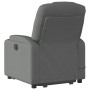 Silla de masaje reclinable de pie de tela gris oscuro de , Sillones - Ref: Foro24-3204381, Precio: 289,48 €, Descuento: %