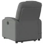 Silla de masaje reclinable de pie de tela gris oscuro de , Sillones - Ref: Foro24-3204381, Precio: 305,78 €, Descuento: %