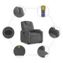 Silla de masaje reclinable de pie de tela gris oscuro de , Sillones - Ref: Foro24-3204381, Precio: 305,78 €, Descuento: %