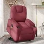 Sillón reclinable de masaje elevable tela rojo tinto de , Sillones - Ref: Foro24-3204383, Precio: 309,57 €, Descuento: %