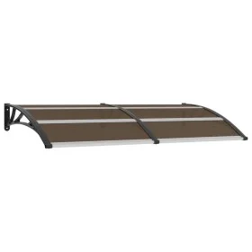 Marquesina de puerta PC negro 200x100 cm de vidaXL, Toldos - Ref: Foro24-45635, Precio: 74,50 €, Descuento: %
