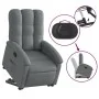 Sillón reclinable elevable de tela gris oscuro de , Sillones - Ref: Foro24-3204093, Precio: 274,75 €, Descuento: %