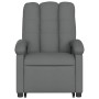 Sillón reclinable elevable de tela gris oscuro de , Sillones - Ref: Foro24-3204093, Precio: 267,25 €, Descuento: %