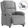 Sillón reclinable eléctrico tela gris claro de , Sillones - Ref: Foro24-3204140, Precio: 275,17 €, Descuento: %