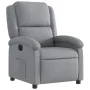 Sillón reclinable eléctrico tela gris claro de , Sillones - Ref: Foro24-3204140, Precio: 275,17 €, Descuento: %