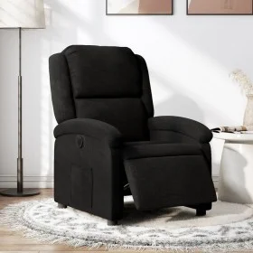 Sillón reclinable eléctrico de tela negro de , Sillones - Ref: Foro24-3204142, Precio: 248,33 €, Descuento: %