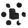 Sillón reclinable eléctrico de tela negro de , Sillones - Ref: Foro24-3204142, Precio: 248,33 €, Descuento: %