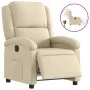 Cream Fabric Power Recliner by , Armchairs - Ref: Foro24-3204149, Price: 244,36 €, Discount: %