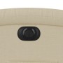 Sillón reclinable eléctrico de tela crema de , Sillones - Ref: Foro24-3204149, Precio: 235,07 €, Descuento: %
