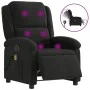 Black Fabric Electric Massage Recliner by , Armchairs - Ref: Foro24-3204154, Price: 256,85 €, Discount: %