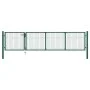 Grünes Gartentor aus Stahl, 350 x 75 cm von vidaXL, Gartentore - Ref: Foro24-144304, Preis: 261,84 €, Rabatt: %