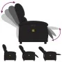 Black Fabric Electric Massage Recliner by , Armchairs - Ref: Foro24-3204154, Price: 256,85 €, Discount: %