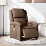 Sillón reclinable de masaje eléctrico tela marrón de , Sillones - Ref: Foro24-3204156, Precio: 296,83 €, Descuento: %