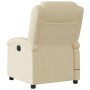 Sillón reclinable de masaje eléctrico tela color crema de , Sillones - Ref: Foro24-3204161, Precio: 266,13 €, Descuento: %