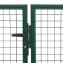 Grünes Gartentor aus Stahl, 350 x 75 cm von vidaXL, Gartentore - Ref: Foro24-144304, Preis: 261,84 €, Rabatt: %