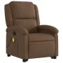 Silla de masaje reclinable de pie de tela marrón de , Sillones - Ref: Foro24-3204180, Precio: 329,28 €, Descuento: %