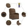 Silla de masaje reclinable de pie de tela marrón de , Sillones - Ref: Foro24-3204180, Precio: 329,28 €, Descuento: %