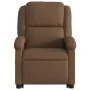 Silla de masaje reclinable de pie de tela marrón de , Sillones - Ref: Foro24-3204180, Precio: 329,28 €, Descuento: %