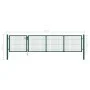 Grünes Gartentor aus Stahl, 350 x 75 cm von vidaXL, Gartentore - Ref: Foro24-144304, Preis: 261,84 €, Rabatt: %