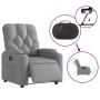 Sillón reclinable eléctrico tela gris claro de , Sillones - Ref: Foro24-3204686, Precio: 236,14 €, Descuento: %