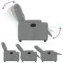 Sillón reclinable eléctrico tela gris claro de , Sillones - Ref: Foro24-3204686, Precio: 242,29 €, Descuento: %