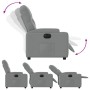 Sillón reclinable eléctrico tela gris claro de , Sillones - Ref: Foro24-3204686, Precio: 236,14 €, Descuento: %
