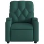 Sillón reclinable eléctrico tela verde oscuro de , Sillones - Ref: Foro24-3204692, Precio: 249,30 €, Descuento: %