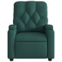 Sillón reclinable eléctrico tela verde oscuro de , Sillones - Ref: Foro24-3204692, Precio: 236,37 €, Descuento: %