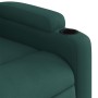 Sillón reclinable eléctrico tela verde oscuro de , Sillones - Ref: Foro24-3204692, Precio: 236,37 €, Descuento: %