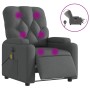 Sillón reclinable de masaje eléctrico tela gris oscuro de , Sillones - Ref: Foro24-3204699, Precio: 308,45 €, Descuento: %