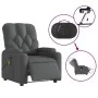 Elektrischer Massagesessel aus dunkelgrauem Stoff von , Sessel - Ref: Foro24-3204699, Preis: 314,45 €, Rabatt: %