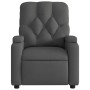 Sillón reclinable de masaje eléctrico tela gris oscuro de , Sillones - Ref: Foro24-3204699, Precio: 308,45 €, Descuento: %