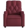 Sillón de masaje reclinable eléctrico tela rojo tinto de , Sillones - Ref: Foro24-3204701, Precio: 264,35 €, Descuento: %