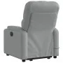 Sillón de masaje reclinable de pie de tela gris claro de , Sillones - Ref: Foro24-3204722, Precio: 343,70 €, Descuento: %