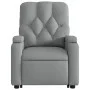 Sillón de masaje reclinable de pie de tela gris claro de , Sillones - Ref: Foro24-3204722, Precio: 343,70 €, Descuento: %