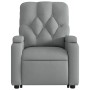Sillón de masaje reclinable de pie de tela gris claro de , Sillones - Ref: Foro24-3204722, Precio: 318,01 €, Descuento: %