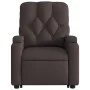 Sillón reclinable elevable tela marrón oscuro de , Sillones - Ref: Foro24-3204715, Precio: 277,59 €, Descuento: %