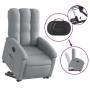 Sillón eléctrico reclinable elevable de tela gris claro de , Sillones - Ref: Foro24-3204116, Precio: 298,31 €, Descuento: %