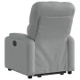 Sillón eléctrico reclinable elevable de tela gris claro de , Sillones - Ref: Foro24-3204734, Precio: 326,03 €, Descuento: %